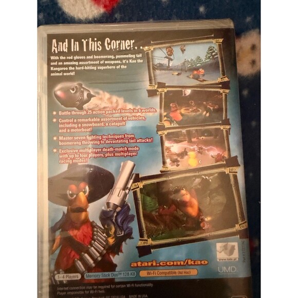 Kao Challengers (Sony PSP, 2006) Factory Sealed. Brand New -Atari Rated Everyone - Picture 5 of 6